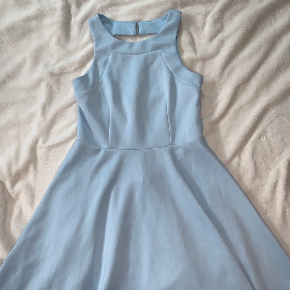 Miss behave baby blue dress